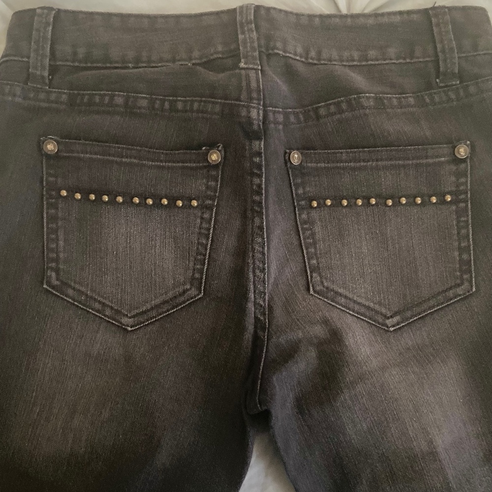 Cache black wash denim jeans